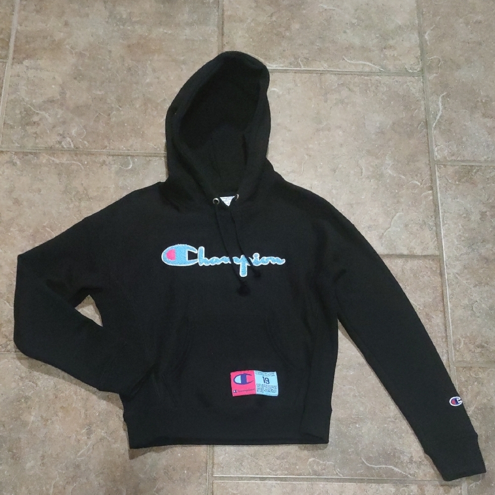 Champion Black Hoodie new without tag